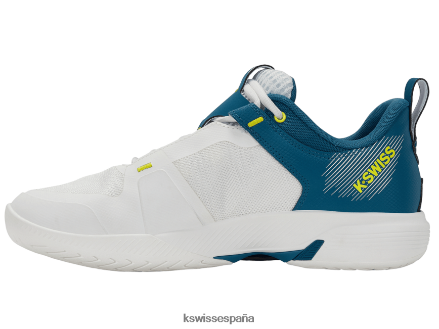 K-Swiss equipo ultrashot hombres NNDRHV439 blanco brillante/celeste/onagra estilo de vida