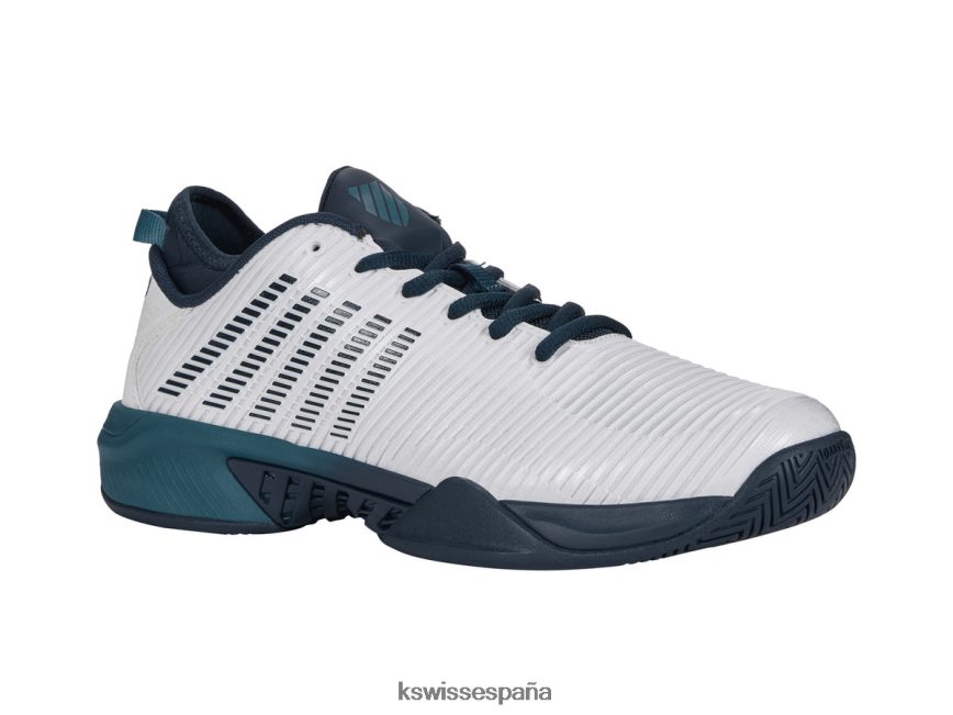 K-Swiss hipercorte supremo hombres NNDRHV442 blanco/estanque reflectante/azul colonial estilo de vida