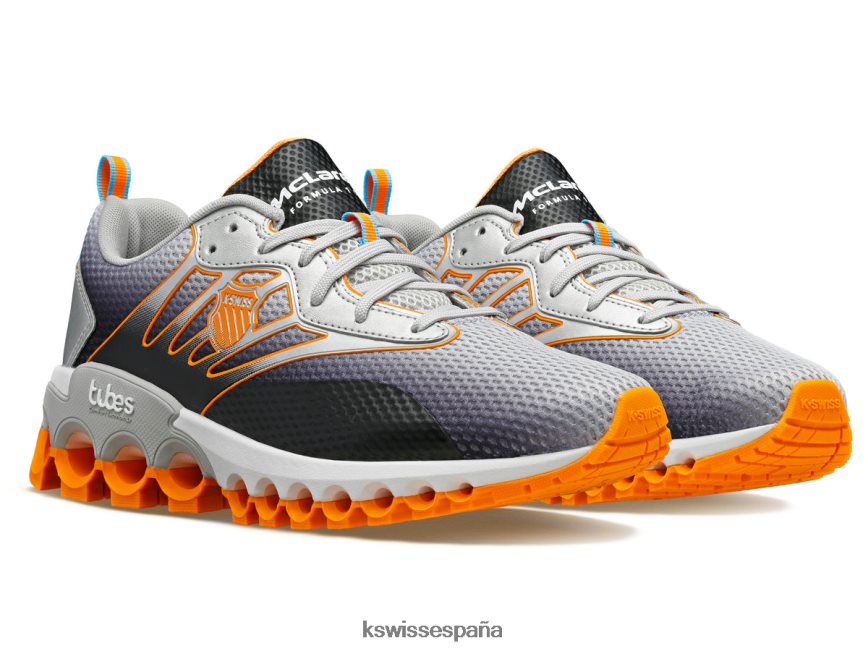 K-Swiss tubos deporte x mclaren hombres NNDRHV430 gris/negro/papaya estilo de vida
