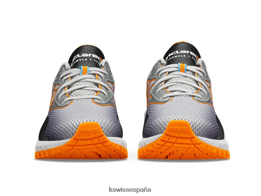 K-Swiss tubos deporte x mclaren hombres NNDRHV430 gris/negro/papaya estilo de vida