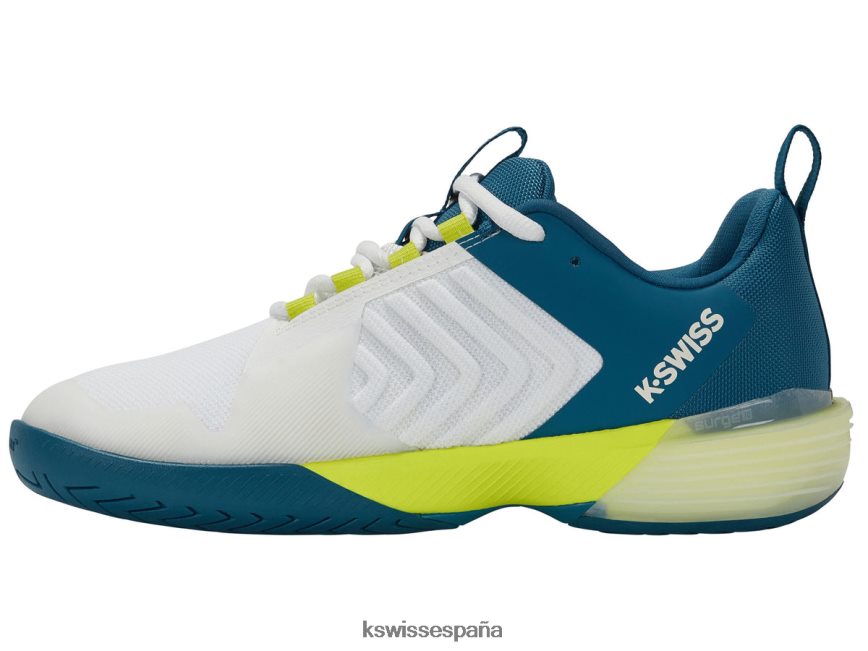K-Swiss ultrashot 3 hombres NNDRHV438 blanco brillante/celeste/onagra estilo de vida