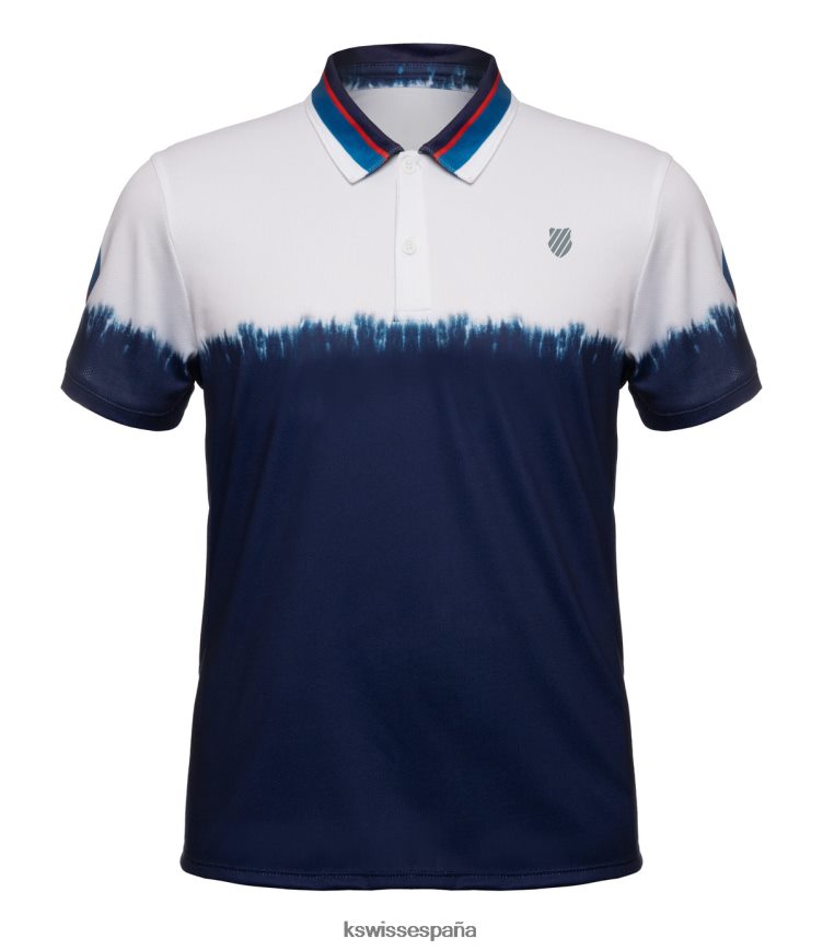 K-Swiss acelerar polo s/s hombres NNDRHV474 malibú azul estilo de vida