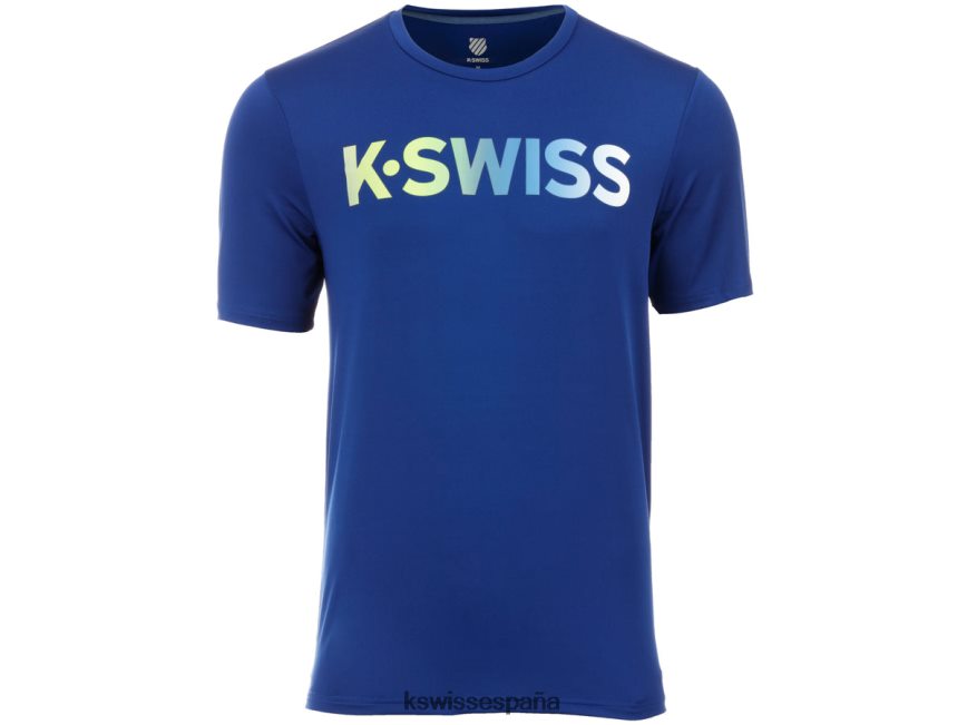 K-Swiss camiseta hipercourt hombres NNDRHV481 azul sodalita estilo de vida