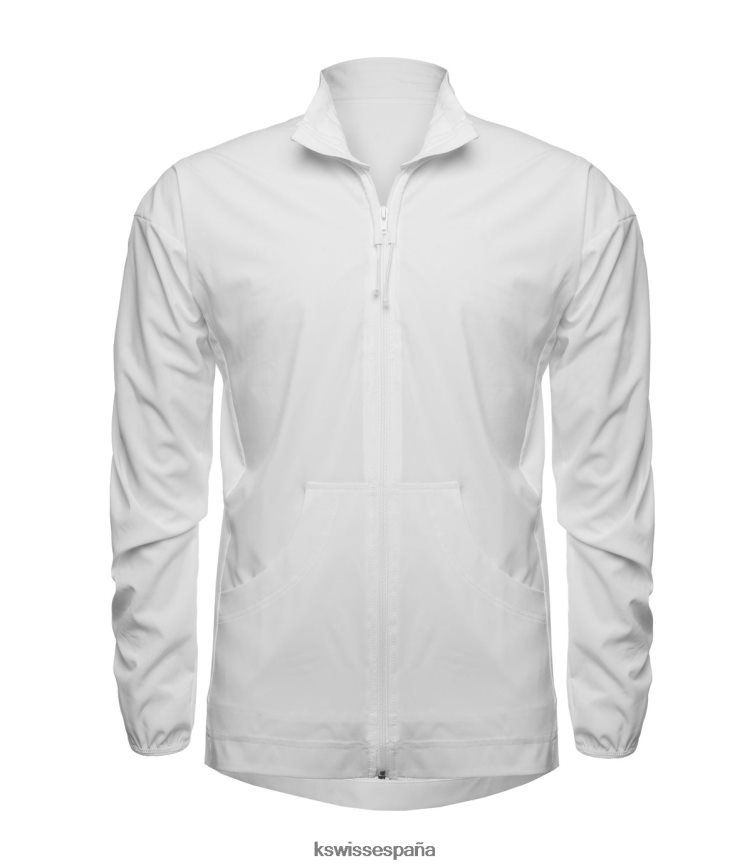 K-Swiss chaqueta de impacto hombres NNDRHV477 blanco estilo de vida