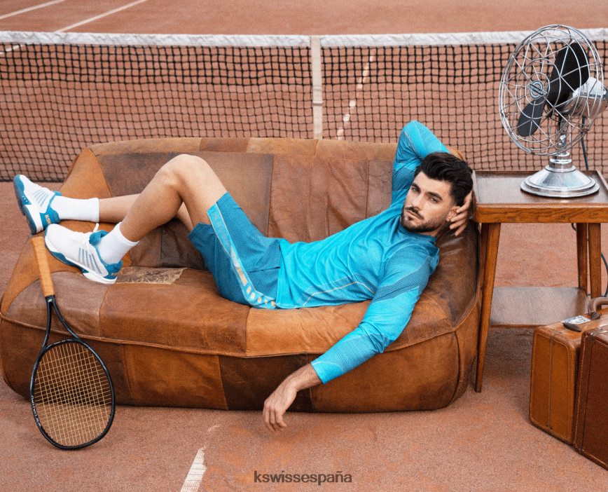 K-Swiss corto electrificado-7'' hombres NNDRHV464 celestial estilo de vida