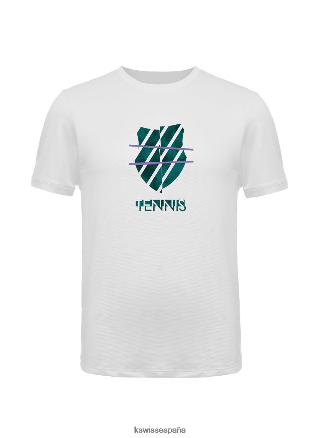 K-Swiss logotipo de rayas s/s hombres NNDRHV458 hojas perennes estilo de vida