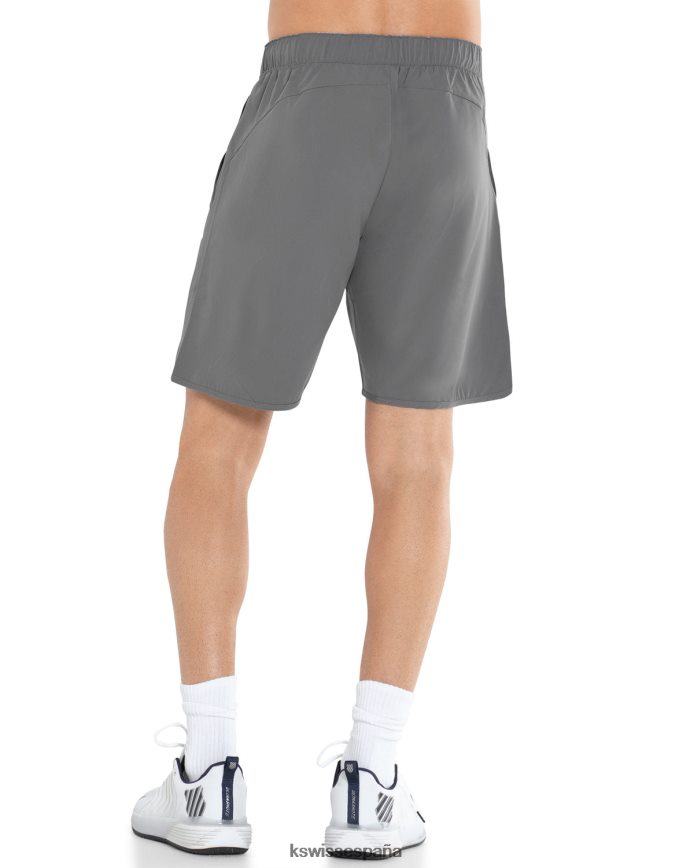 K-Swiss corto baller-9'' hombres NNDRHV499 gris oscuro vestir