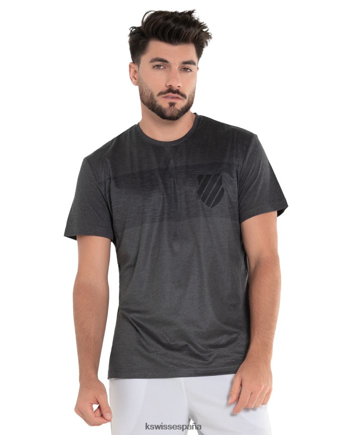 K-Swiss equipo técnico de lujo hombres NNDRHV497 negro jaspeado vestir