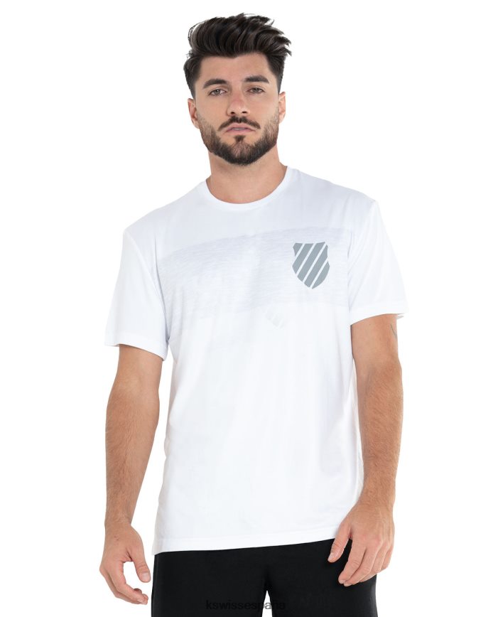 K-Swiss equipo técnico de lujo hombres NNDRHV498 blanco vestir