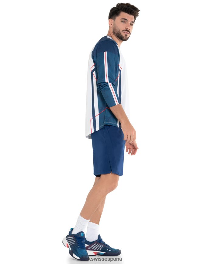 K-Swiss nueva era l/s hombres NNDRHV501 blanco vestir