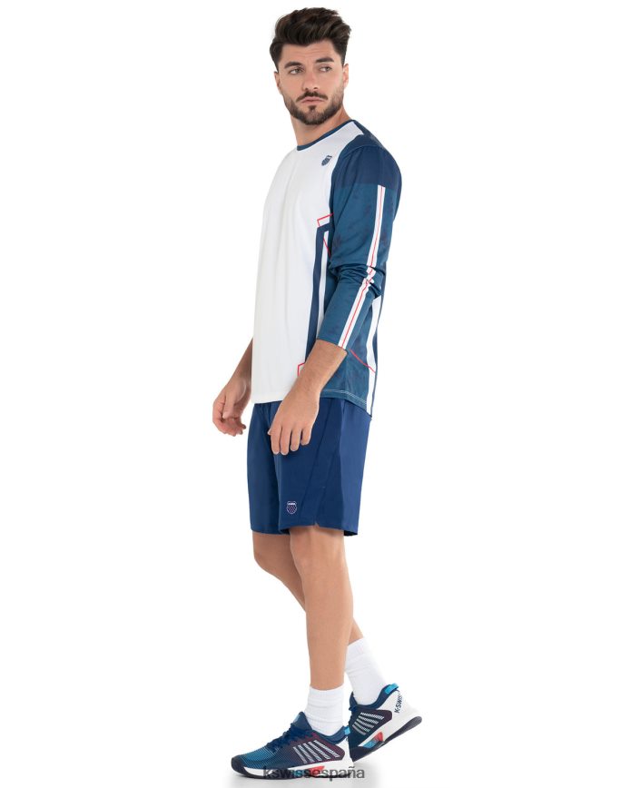 K-Swiss nueva era l/s hombres NNDRHV501 blanco vestir