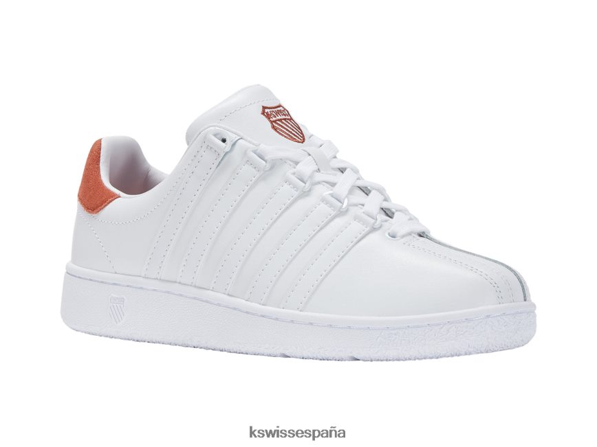 K-Swiss clásico vn hombres NNDRHV69 blanco/ocre quemado zapatos