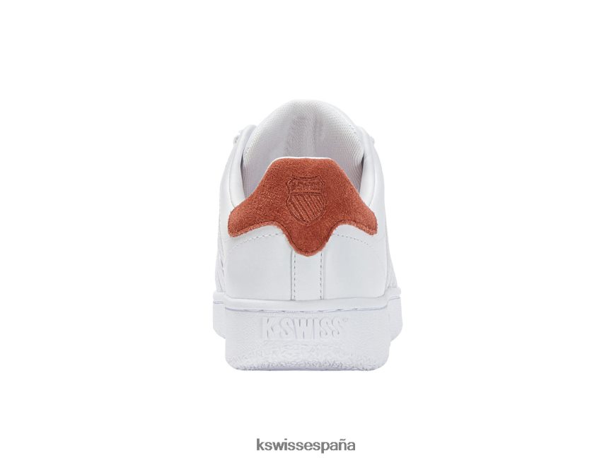 K-Swiss clásico vn hombres NNDRHV69 blanco/ocre quemado zapatos