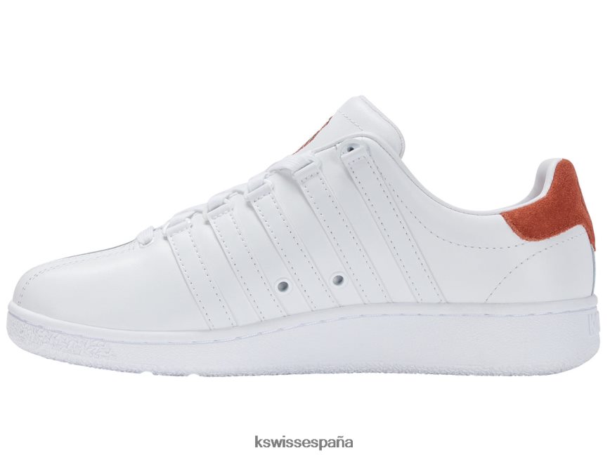 K-Swiss clásico vn hombres NNDRHV69 blanco/ocre quemado zapatos