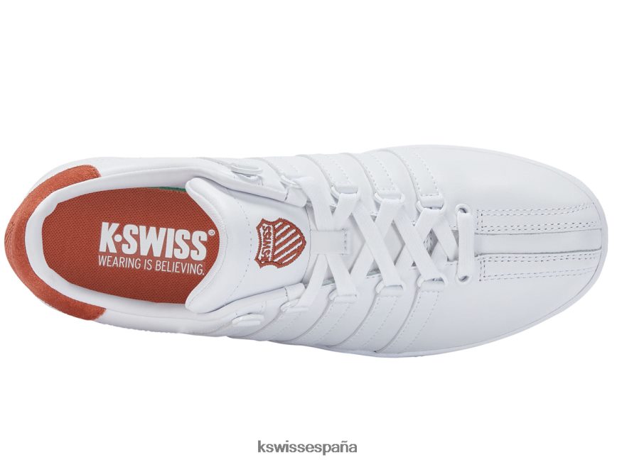 K-Swiss clásico vn hombres NNDRHV69 blanco/ocre quemado zapatos