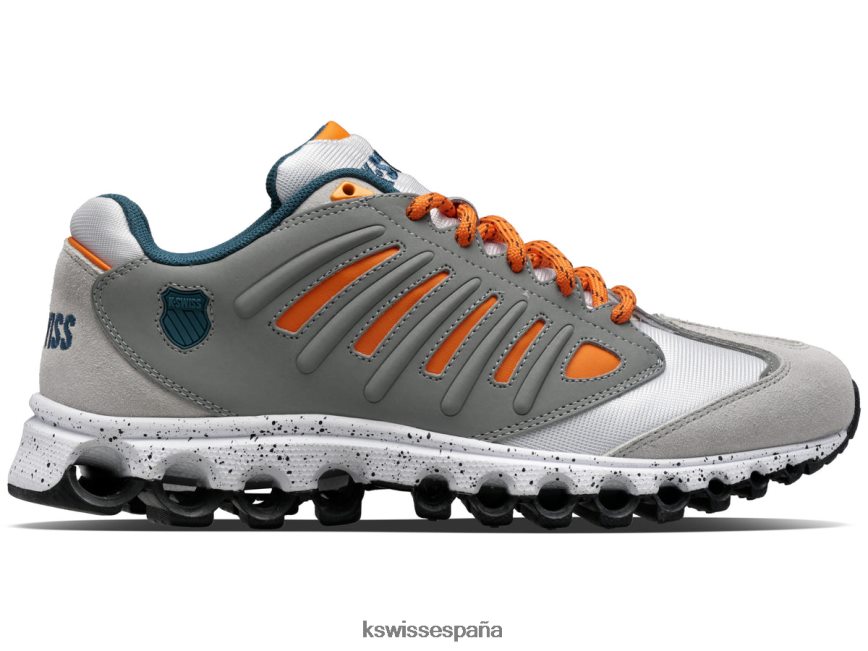 K-Swiss tubos pharo s hombres NNDRHV126 paleta azul vapor/gris neutro/naranja zapatos