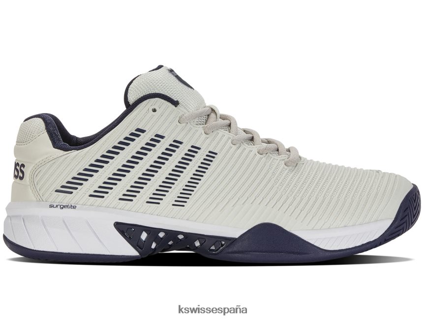 K-Swiss Hipercourt Express 2 hombres NNDRHV29 gris vaporoso/blanco/peacoat zapatos