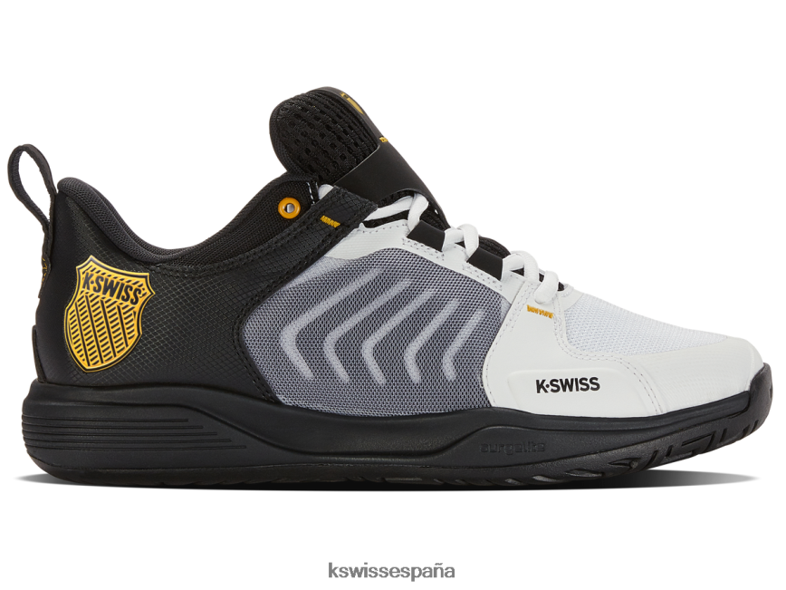 K-Swiss equipo ultrashot hombres NNDRHV25 blanco/noche sin luna/amarillo ámbar zapatos