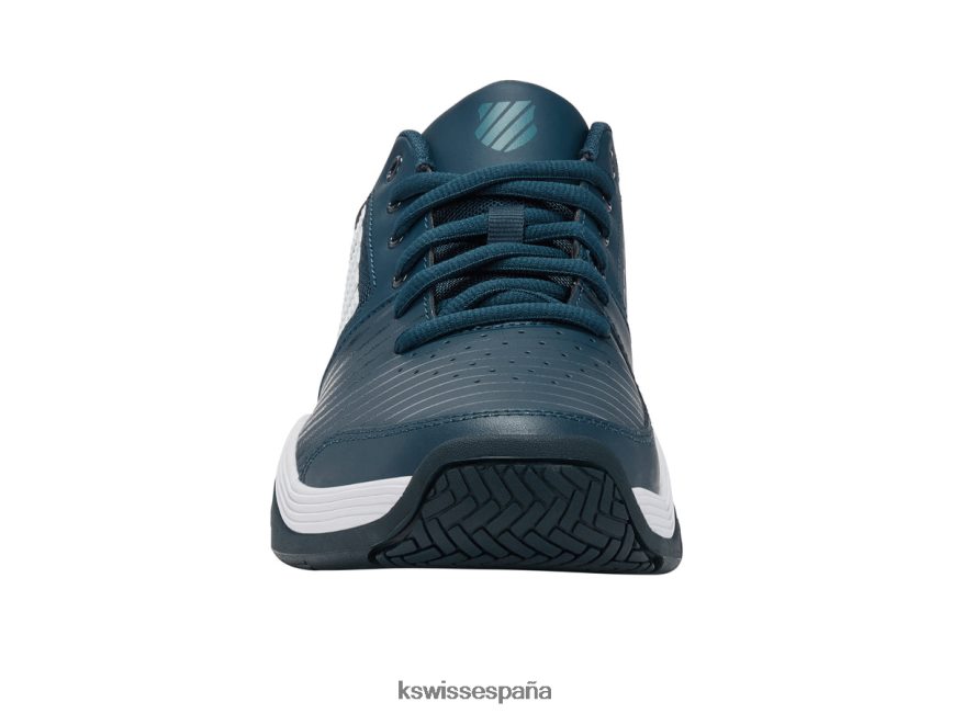 K-Swiss expreso de la corte hombres NNDRHV38 estanque reflectante/blanco/azul colonial zapatos