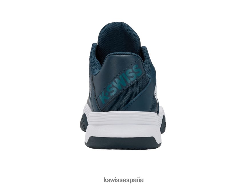 K-Swiss expreso de la corte hombres NNDRHV38 estanque reflectante/blanco/azul colonial zapatos