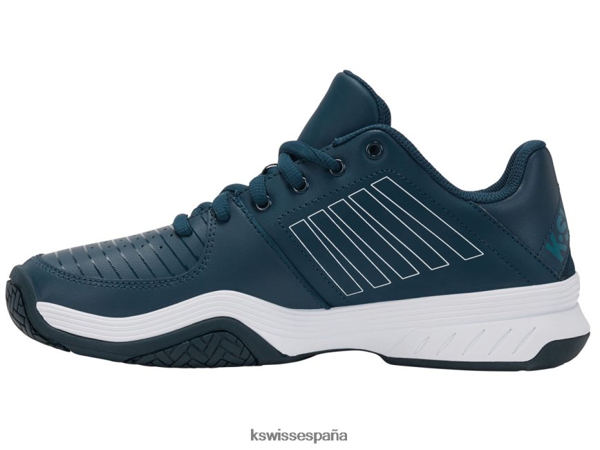 K-Swiss expreso de la corte hombres NNDRHV38 estanque reflectante/blanco/azul colonial zapatos