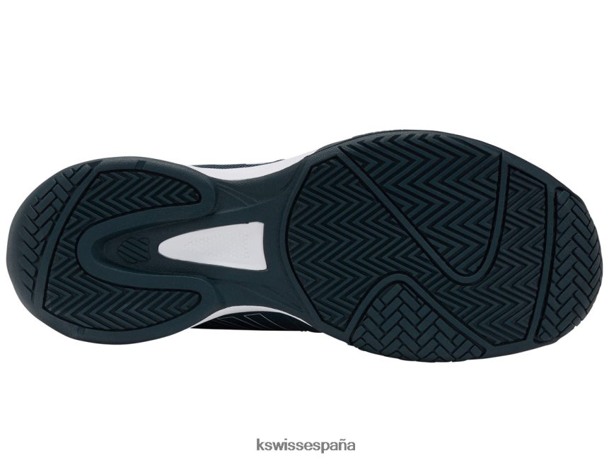 K-Swiss expreso de la corte hombres NNDRHV38 estanque reflectante/blanco/azul colonial zapatos