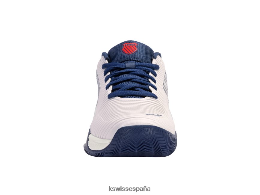K-Swiss hipercourt express 2 hb hombres NNDRHV11 blanco de blanco/ópalo azul/chupete zapatos