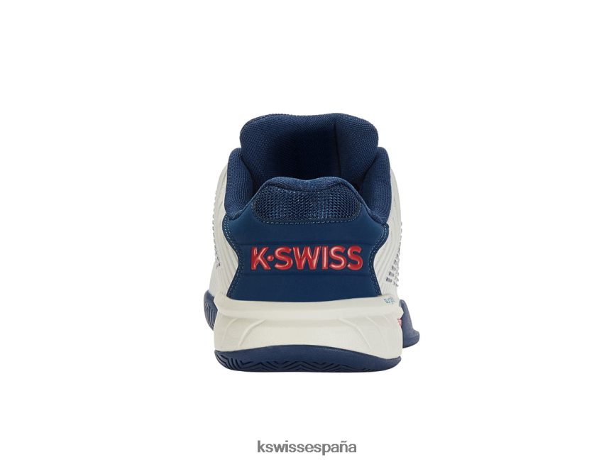 K-Swiss hipercourt express 2 hb hombres NNDRHV11 blanco de blanco/ópalo azul/chupete zapatos