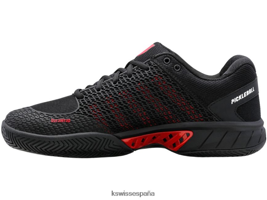 K-Swiss pickleball ligero expreso hombres NNDRHV17 negro/piruleta zapatos