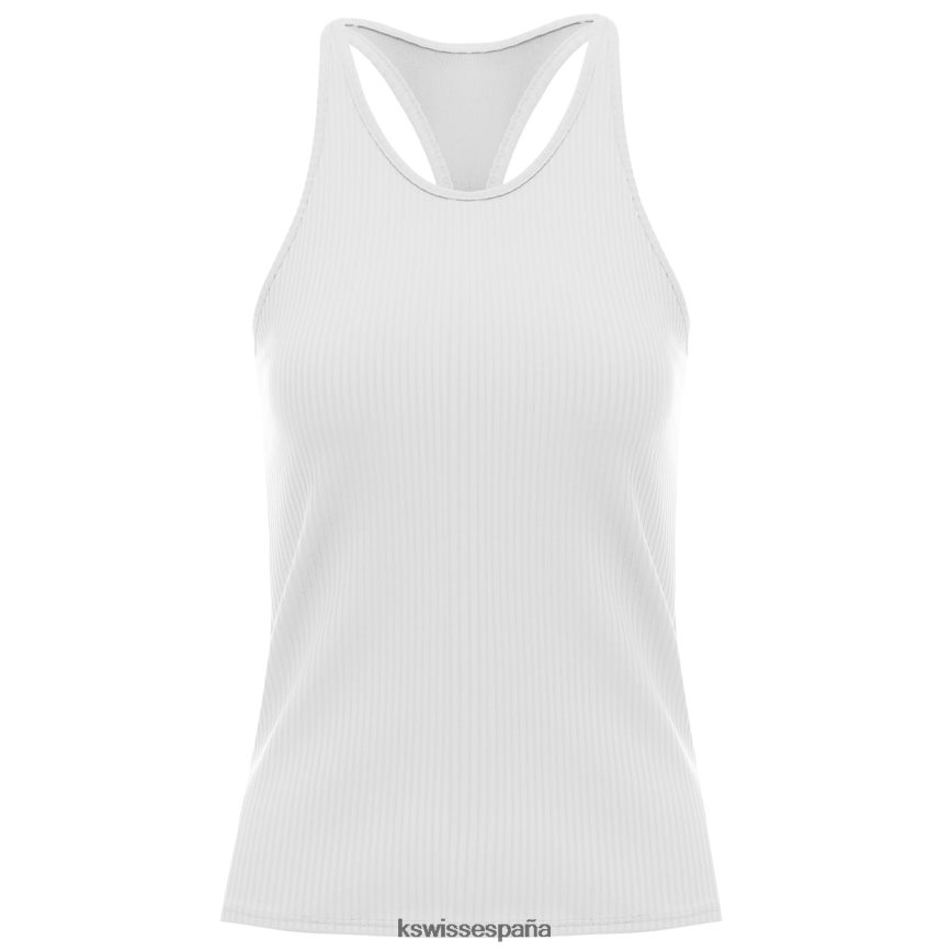 K-Swiss camiseta sin mangas con sujetador mujer NNDRHV553 blanco estilo de vida