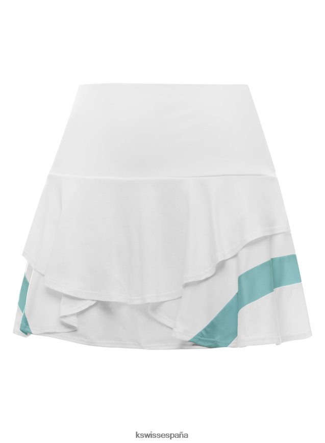 K-Swiss falda ondulada-13'' mujer NNDRHV548 Ángel blanco estilo de vida