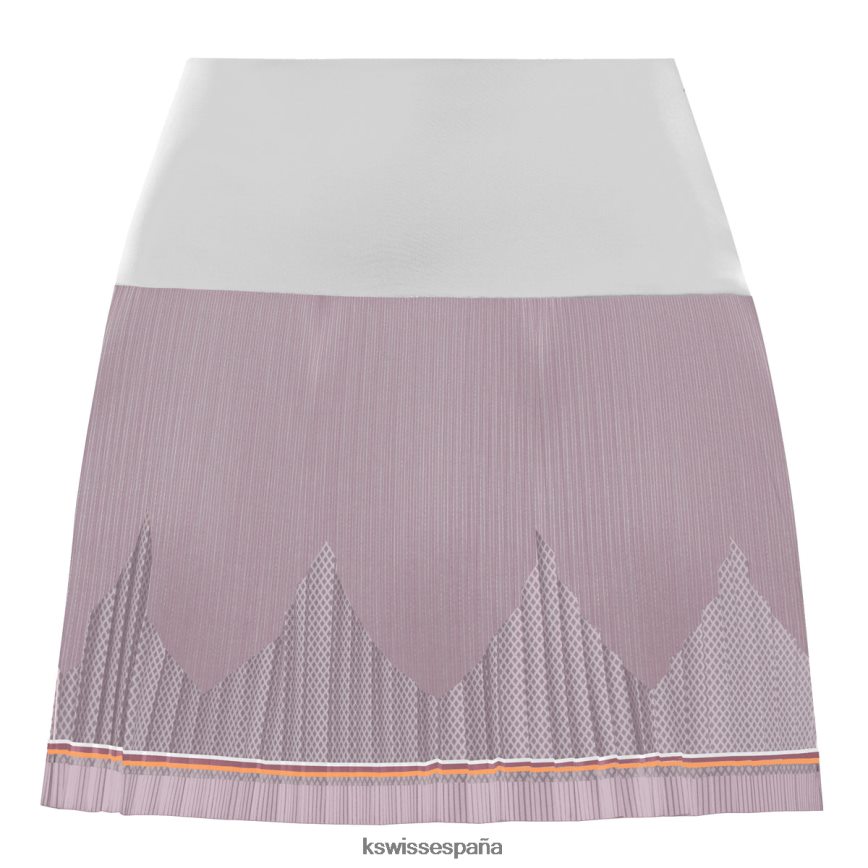 K-Swiss falda plisada-14.5'' mujer NNDRHV532 cuarzo claro estilo de vida