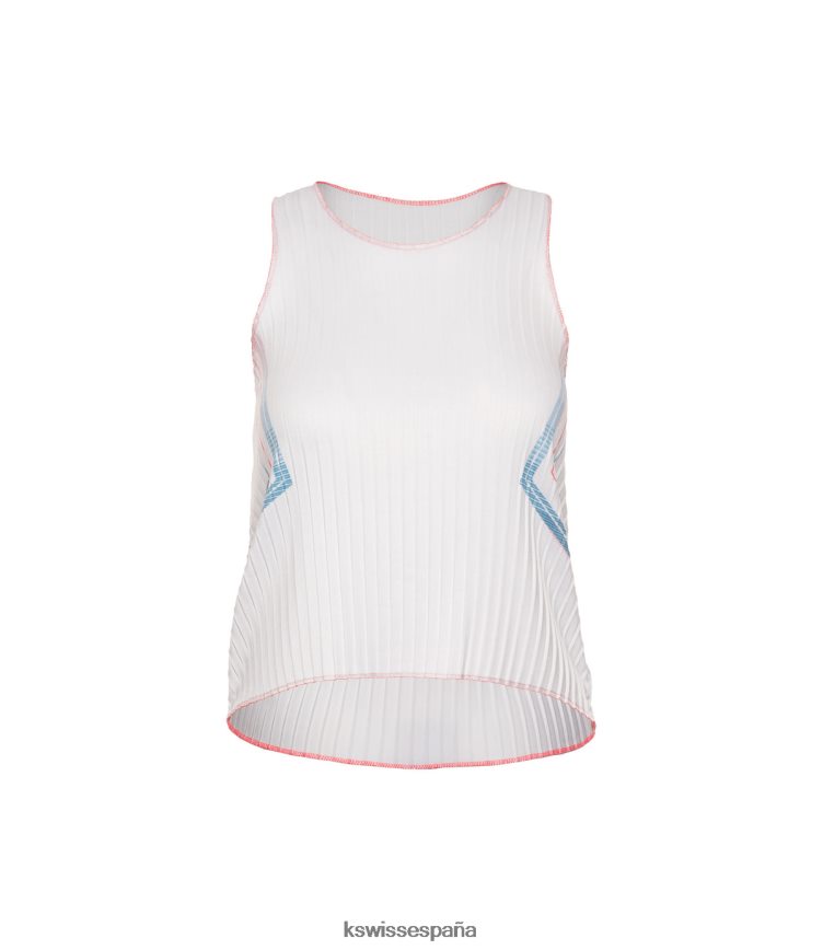 K-Swiss tanque plisado esculpir mujer NNDRHV575 blanco vestir
