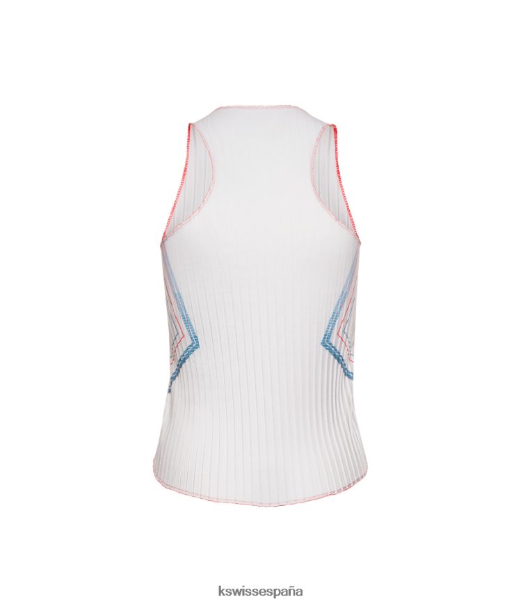 K-Swiss tanque plisado esculpir mujer NNDRHV575 blanco vestir