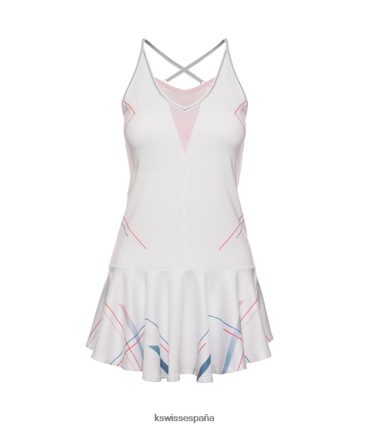 K-Swiss vestido de tiras esculpido mujer NNDRHV572 blanco vestir