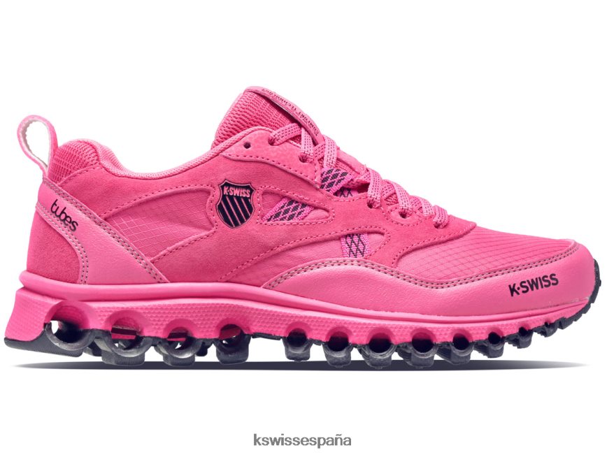 K-Swiss rastro de tubos 200 mujer NNDRHV351 rosa impactante/negro zapatos