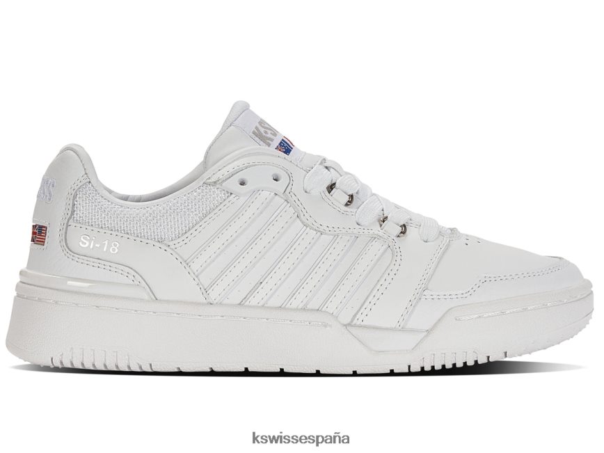 K-Swiss si-18 rival mujer NNDRHV292 blanco zapatos