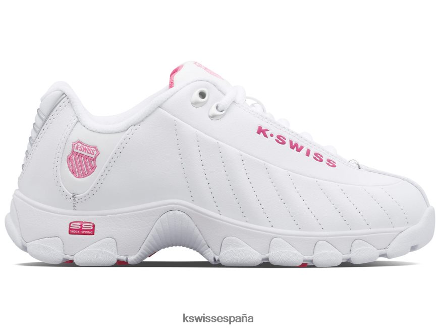 K-Swiss st329cmf mujer NNDRHV325 blanco/rosa impactante zapatos
