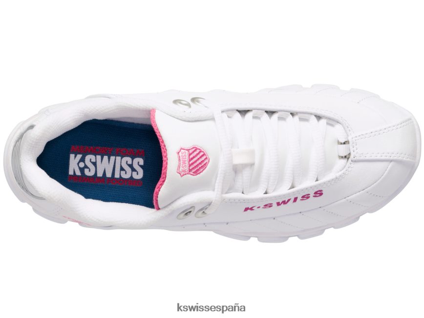 K-Swiss st329cmf mujer NNDRHV325 blanco/rosa impactante zapatos