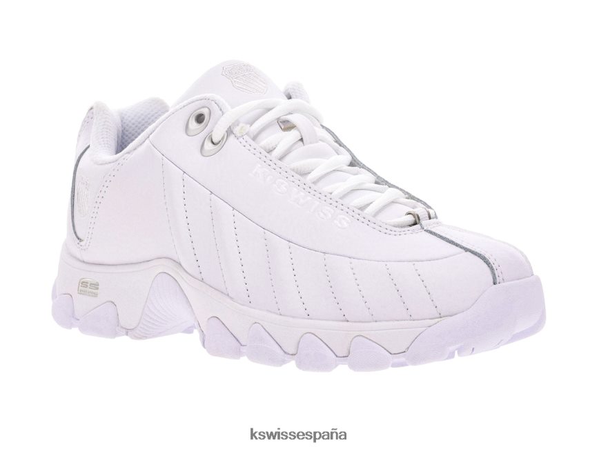 K-Swiss st329cmf mujer NNDRHV365 plata blanca zapatos