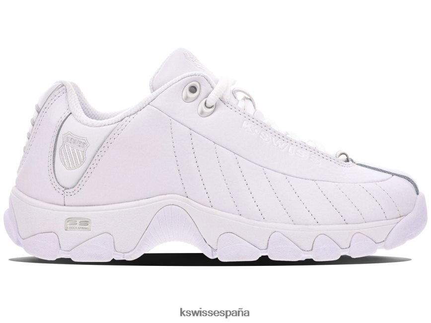 K-Swiss st329cmf mujer NNDRHV371 plata blanca zapatos