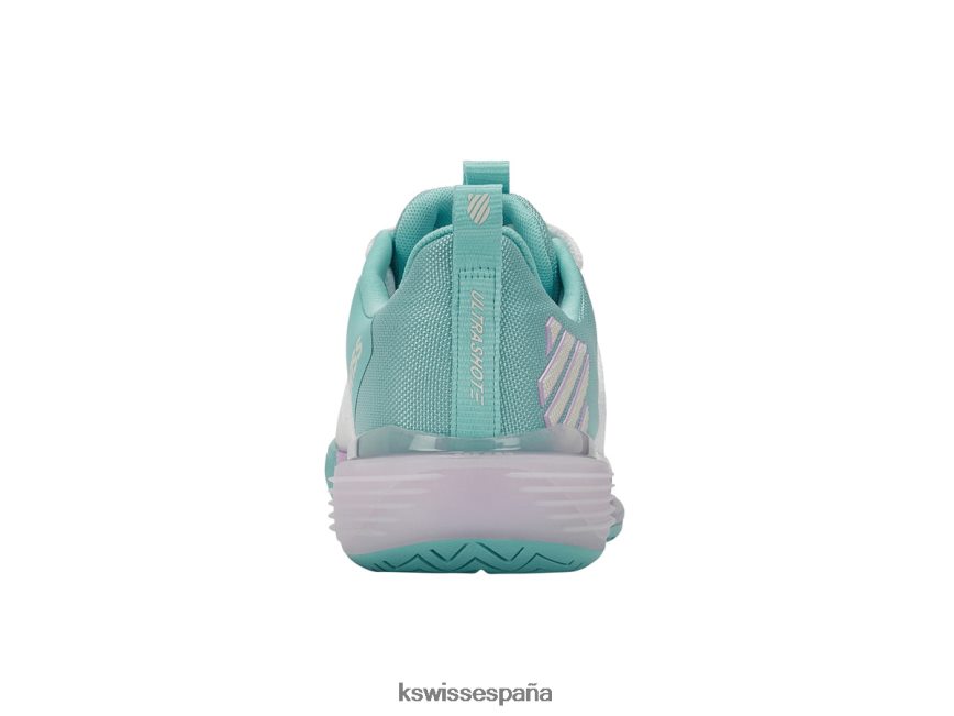 K-Swiss ultrashot 3 mujer NNDRHV546 blanco brillante/azul ángel/lila transparente zapatos