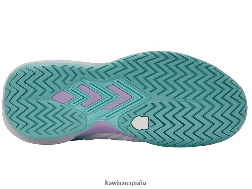 K-Swiss ultrashot 3 mujer NNDRHV546 blanco brillante/azul ángel/lila transparente zapatos