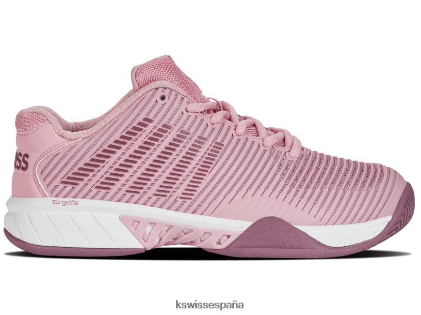 K-Swiss Hipercourt Express 2 mujer NNDRHV528 cameo pink/uva néctar/orchid haze zapatos