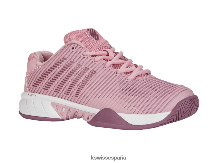 K-Swiss Hipercourt Express 2 mujer NNDRHV528 cameo pink/uva néctar/orchid haze zapatos