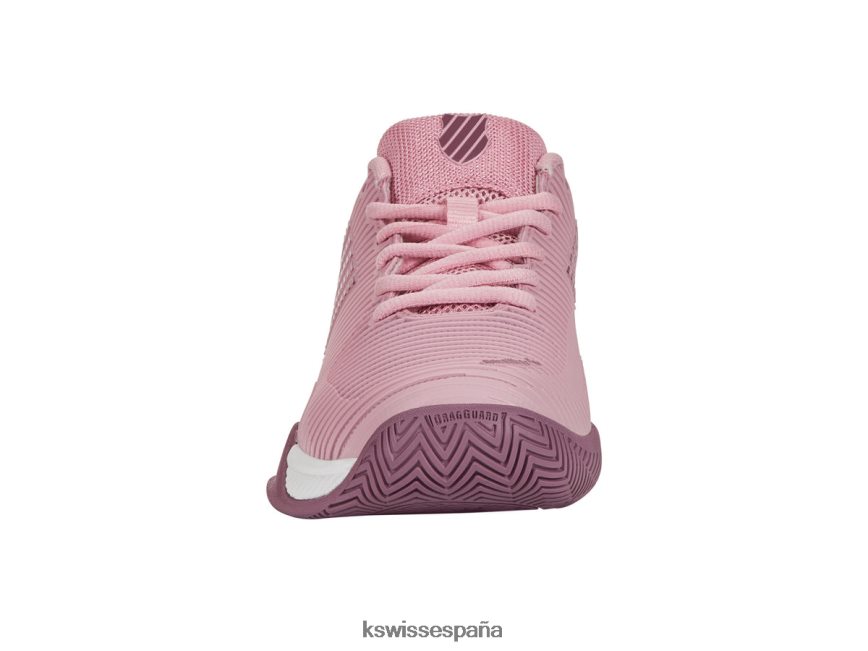 K-Swiss Hipercourt Express 2 mujer NNDRHV528 cameo pink/uva néctar/orchid haze zapatos