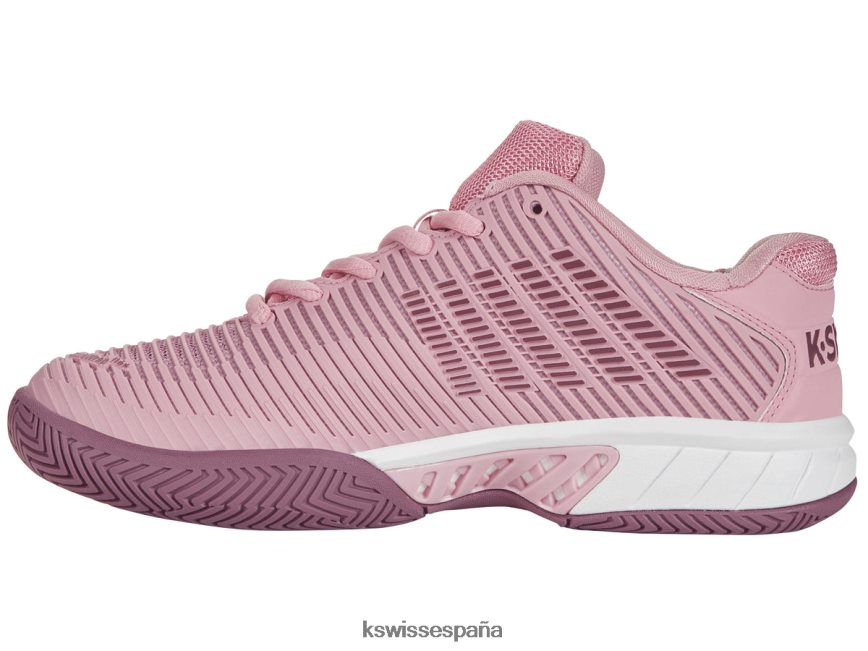 K-Swiss Hipercourt Express 2 mujer NNDRHV528 cameo pink/uva néctar/orchid haze zapatos