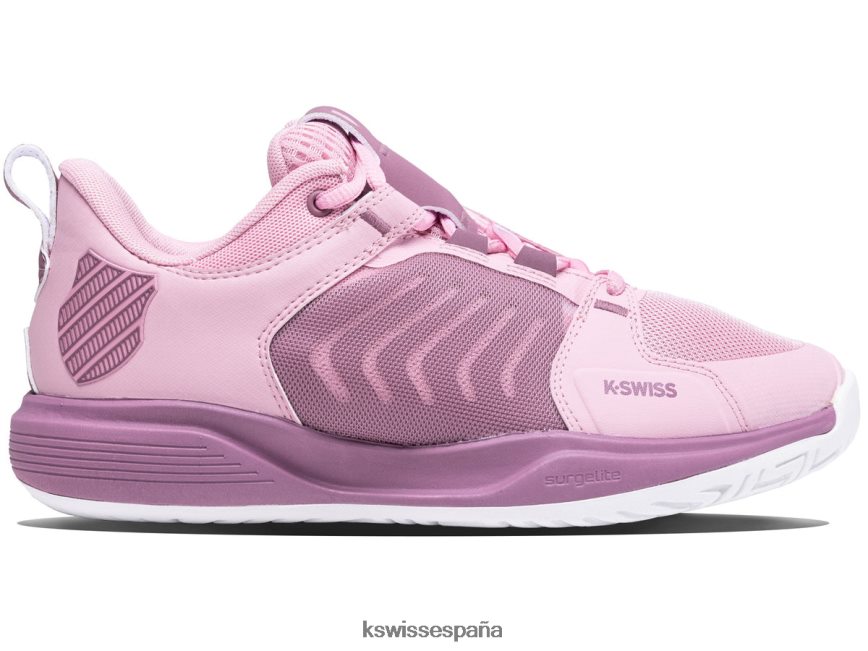 K-Swiss equipo ultrashot mujer NNDRHV214 rosa camafeo/néctar de uva/blanco zapatos
