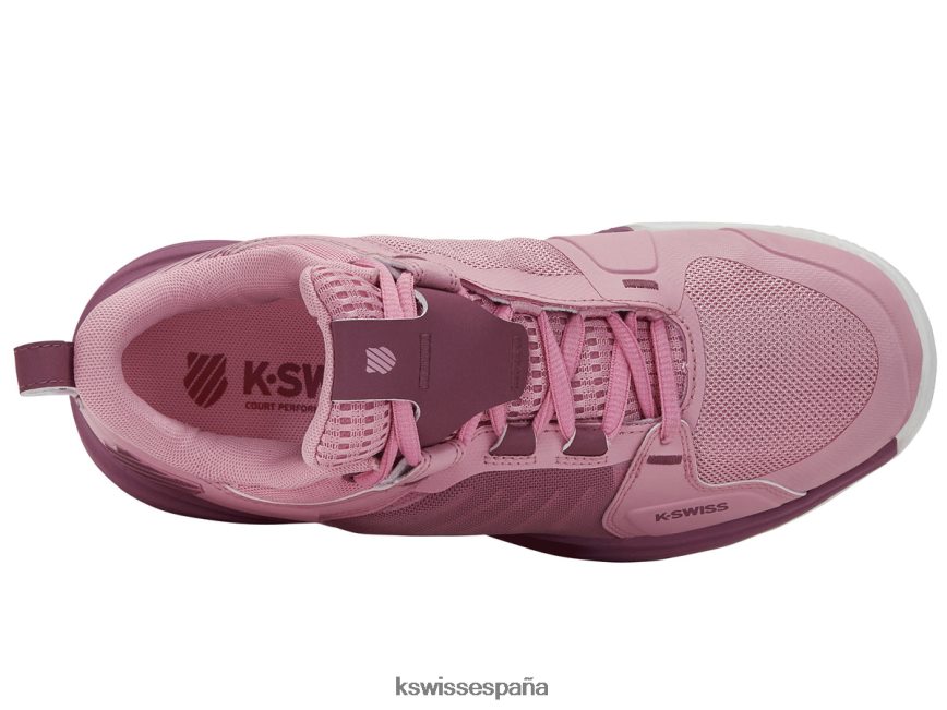 K-Swiss equipo ultrashot mujer NNDRHV214 rosa camafeo/néctar de uva/blanco zapatos