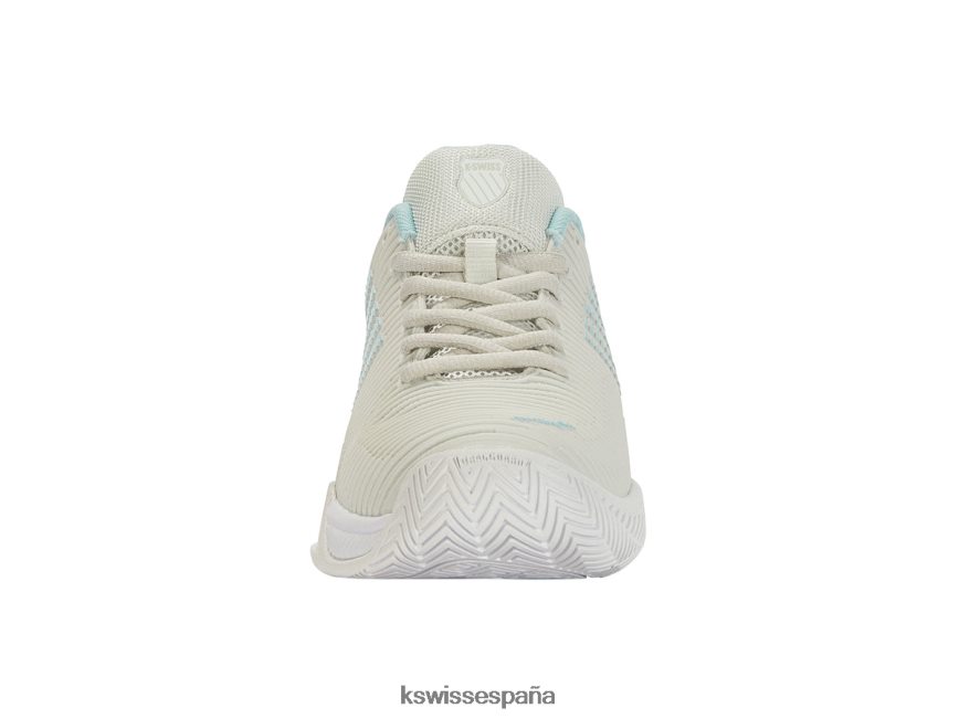 K-Swiss hypercourt express de 2 anchos mujer NNDRHV256 gris/blanco/azul zapatos
